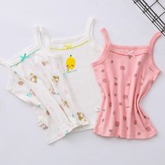 Tank for Toddler Girl - PrettyKid Kawaii Cotton Sets For Spring, Kawaii Summer Sets, Kawaii Cotton Summer Sets, Fun Cotton Summer Sets, Kawaii White Cotton Sets, Playful White Cotton Tank Top, Playful White Tank Top For Summer, Cute White Tank Top For Playwear, White Sets With Cartoon Print For Spring