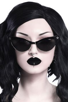 ✨ Discover the trendiest sunglasses that perfectly match your vibe! Whether you’re hitting the beach or strolling in the city, these shades will elevate your look. #CoolSunglasses #SummerStyle #FashionAccessories Goth Sunglasses, Gothic Sunglasses, Touch Of Evil, Killstar Clothing, 2010 Fashion, Vampire Goth, Unique Sunglasses, Silver Frames