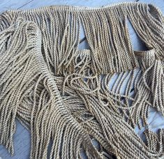 several pieces of rope laid on top of each other