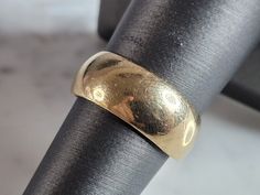 "A WOMENS VINTAGE ESTATE 14K YELLOW GOLD WEDDING BAND RING.     THE SIZE OF THE RING IS A 7.0, AND WEIGHS 6.0g AND IS 5/16\" WIDE.  RING IS MARKED ON THE INSIDE \"14K\".  ANY  QUESTIONS PLEASE DO NOT HESITATE TO ASK.  BE SURE TO CHECK OUT SOME OF MY OTHER GREAT ITEMS UP FOR SALE. THANK YOU IF THERE ARE ANY ISSUES PLEASE CONTACT US, WE'RE ALWAYS HAPPY TO TRY TO HELP YOU OUT AS BEST AS WE CAN." Modernist Ring, Yellow Gold Diamond Ring, Yellow Gold Wedding Band, Wide Ring, Wedding Band Ring, Gold Wedding Band, Gold Diamond Rings, New People, Gold Wedding