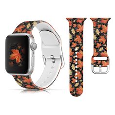 PRICES MAY VARY. Compatible Models : Compatible with Apple Watch 38mm/40mm/41mm/42mm/44mm/45mm/49mm; iWatch SE & Series 7 & Series 6, Series 5, Series 4, Series 3, Series 2, Series 1, Ultra. Trend Leading Design : SLEILIN Halloween watch bands are made of top quality silicone with a durable metal buckle. Pumkins and Leaves present you the most classic autumn fashion; the combination of various festival elements adds a lot of festival fun to you. Occasion : This watch strap compatible with Apple Halloween Watch, Halloween Apples, Apple Watch Series 3, Apple Watch 38mm, Wristbands, Series 3, Metal Buckles, Watch Strap, Apple Watch Bands