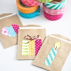 several different types of washi tapes and tape