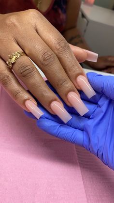 Clear Powder Acrylic Nails, Short Classy Nails Dark Skin, Pink Beige Nails Acrylic, Gray Pointy Nails, Short Narrow Square Acrylic Nails, Gel Overlay Nails Long, Short Acrylic Nails Square Dip Powder, Cute Simple Tapered Square Nails, Pink Undertone Nails