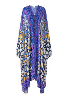 Brazil Goddess Kaftan – saisankoh Bohemian Kimono With Abstract Print For Vacation, Long Kaftan With Vibrant Print For Vacation, Vibrant Multicolor Kimono For Vacation, Multicolor Silk Kimono For Beachwear, Multicolor Tropical Print Kaftan For Vacation, Multicolor Silk Beachwear Kimono, Vacation Tropical Print Multicolor Kaftan, Vacation Multicolor Tropical Print Kaftan, Silk Summer Vacation Cover-up