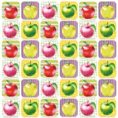 an image of apples with different colors on them