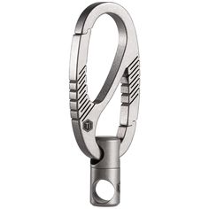 PRICES MAY VARY. 【DUAL GATE CLOSURES】 This titanium keychain carabiner offers large space to holds your key ring with ease; Both end accessible, clip keys to one side, then the other side is free to clip on and off your belt loop, backpack or pocket without disturbing your keys, effectively keep your keys secure in place 【NO MORE TWISTING UP】 360° swivel connector help your key chain rotates and not be tangled when used; The swivels are very smooth when you turn them; Keys spin freely but they a Keychain Carabiner, Carabiner Keychain, Key Ring Holder, Keychain Clip, Brand Stickers, Edc Gear, Car Keychain, Gate Design, Air Tools