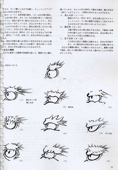 the instructions for how to draw an animal's eyes