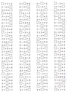 the printable worksheet for adding and subming numbers