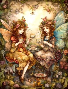 This is a digital download, printing is NOT included. This is a whimsical and beautiful fairy created using my creativity and AI technology. It is one of a kind in design and can downloaded and printed on a multitude of items. I hope you enjoy my unique and wonderful creation! Fairy Sisters, Fairy Girls, Faery Art, Fairy Images, Storybook Art, Tea Party Theme, Girls Tea Party, Beautiful Fairy, Fairy Girl