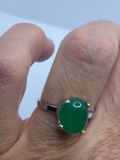 Vintage Lucky Green Nephrite Jade Ring https://www.etsy.com/listing/1059278272/vintage-lucky-green-nephrite-jade-ring Mermaid Ring, Jade Color, Vintage Jewelry Sets, Lucky Green, Real Turquoise, Gothic Rings, Nephrite Jade, Jade Ring, Green Peridot