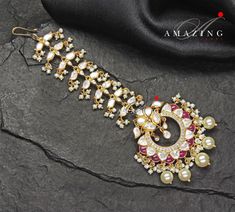 Polki Mangtika | Moissanite Polki Mangtika| Indian Traditional Mangtika | Indian Polki Mangtika | Moissanite Mangtika Material : Silver Gemstone: Moissanite, Ruby Hydro Chip Stones & Pearls Stone colour: Uncut polki Primary colour: Gold Closure : Hook Lock Mangtika length: 105mm Mangtika width : 40mm Silver Intricate, hand crafted, Pure Silver Polki Mangtika, studded with high quality Moissanite Polki , made in 92.5 silver with 22ct gold plating. Product comes with 92.5 silver hallmark. - We Polki Mangtika, Holi Wishes, Bridal Jewelery, Stone Colour, Happy Holi, Indian Traditional, Body Spray, Pure Silver, Indian Jewelry