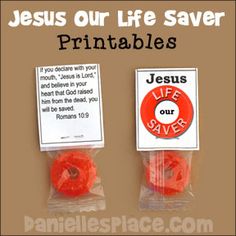 jesus our life saver printables for valentine's day or any special occasion