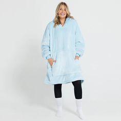 The Huggy Hoodie is a one size fits all blanket hoodie that is perfect for any occasion! With soft flannel fleece on the outside and warm sherpa fleece on the inside, you're going to feel like you're hugging a sheep. Plus, it's also 100% cruelty-free. Machine washable and no fuss. Just toss it in the washing machine and that’s it! Your perfect companion to virtually anywhere: camping, evening naps on the couch, hanging out with friends, cuddling with your pet, and so much more… Satisfaction Chec Comfortable Super Soft Fleece Hoodie, Cozy Super Soft Fleece Hoodie, Super Soft Hooded Fleece Hoodie, Cozy Fleece Hoodie, Comfy Super Soft Fleece Outerwear, Cozy Fleece Hoodie With Fleece Lining, Cozy Sherpa Hoodie With Long Sleeves, Comfy Warm Hoodie For Loungewear, Cozy Long Sleeve Sherpa Hoodie