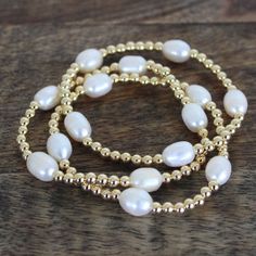 If you like pearls, this bracelet is for you. Easy to put off and on and full of style. 4mm sterling silver and 14kt gold-filled beads Elastic cording 8x10mm white rice/oval pearls 6.5-8 wrist size (Click below for sizing information - the average size wrist is a size 7 - Please contact us if you need a different size than listed after measuring your wrist; custom orders are welcome. email at margieedwardsjewelry@gmail.com) Starting at $45.99 _____________________________________________________ Coffee Bracelet, Pearl Bracelets, White Rice, Sterling Silver Bead, 14kt Gold, Pearl Bracelet, Gold And Silver, Silver Beads, Custom Orders