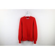 Vintage 80s Abercrombie & Fitch Mens Medium Blank Scotland Wool Knit Sweater Red Mens Sweater Has Pilling Mens Size Medium Measurements Are: 19.5 Inches Underarm To Underarm 25 Inches Top To Bottom Red Wool Check Out My Other Items In My Store! T2551 Wool Knit Sweater, Vintage Abercrombie, Mens Sweater, Red Vintage, Abercrombie And Fitch, Wool Knit, Red Wool, Sweaters Crewneck, Wool Sweater