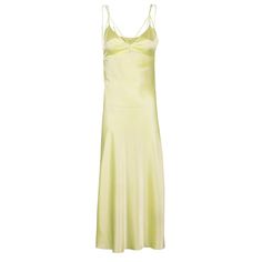 Limelight Midi Dress with Bust Panel | Dannijo Yellow Slip Dress, Lime Yellow, Prom Queen, Prom Queens, Midi Slip Dress, Low Iron, Senior Year, Event Dresses, Fancy Dresses