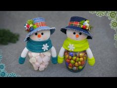 The best gift for Christmas☃️Cute snowmen in wonderful hats👒From socks, without a sewing machine🍬 - YouTube Candy Jars Diy, Diy Dollar Store Crafts Projects, Diy Magnolia Wreath, Christmas Fair Ideas, Scary Halloween Decorations Outdoor, Happy Christmas Day, Sock Snowman, Bazaar Crafts, Halloween Decorations Diy Outdoor