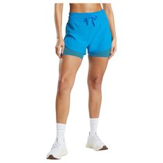 Gymshark Running Shorts Gym Workout 2 In 1 Women's Electric / Luna Blue Size Small Gymshark Shorts, Gymshark Women, Athleisure Women, Workout Sets, Training Shorts, Cycling Shorts, Comfy Shorts, Biker Style, Shorts With Tights