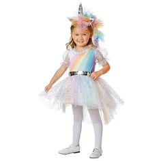 Pastel Rainbow Unicorn Costume Size: 12-18 Months Brand: Seasons Includes: Dress Headpiece Brand New In Original Packaging (Packaging May Show Small Amount Of Wear From Storage) 181202rl200805rl210323rl210916rl221105rl230913 Baby Unicorn Costume, Girls Unicorn Costume, Sulley Costume, Unicorn Costumes, Girl Unicorn Costume, Sugar Skull Costume, Unicorn Halloween Costume, Pretend Play Costumes, Little Mermaid Dresses