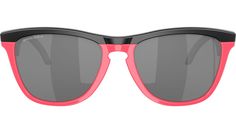 Oakley Frogskins Hybrid sunglasses model OO9289 color code 04 matte black / neon pink variant with prizm black lens. Pink Anti-reflective Sports Sunglasses, Modern Pink Sunglasses For Outdoor Activities, Pink Polarized Sunglasses For Outdoor Activities, Pink Mirrored Sunglasses For Outdoor Activities, Pink Tinted Sunglasses For Outdoor Activities, Pink Sunglasses With Uva Protection For Outdoor, Oakley Frogskins, Chloe Kids, Sunglasses Model