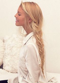 long hair cuts with layers Loose Fishtail Braid, Fishtail Braids, Beautiful Haircuts, Baby Lips, Fishtail Braid, Fish Tail Braid, Hair Envy, Great Hair, Hair Dos