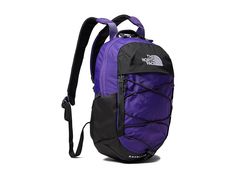 The North Face Borealis Mini Backpack - Backpack Bags : Peak Purple/TNF Black : The North Face Borealis Mini Backpack is perfect for shorter adventures. External bungee-compression system. External secure-zip pocket. Main compartment includes a secure-zip mesh pocket and padded tablet sleeve. Padded top grab handle. Reflective details. Two water bottle pockets that can easily double as multi-use pockets with quick-draw smartphone access on one side. U-Pull YKK zippers. Volume: 10 liters. Importe North Face Backpack Purple, Sporty Purple Travel Backpack, Functional Purple Nylon Backpack, Purple Outdoor Backpack With Adjustable Strap, Functional Purple Backpack With Zipper Closure, North Face Borealis, Quick Draw, Back Bag, Tablet Sleeve