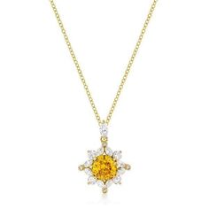 [Diamond Engagement Rings, Diamond Stud Earrings, and Gold Jewelry Online]-Angelucci Jewelry Heavy Layers, Second Income, Orange Gem, Feminine Necklace, Necklace Chain Types, Autumn Necklace, Ribbon Jewelry, Sun Pendant, Gold Sun