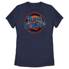 Ready for a rematch? Be the first of your friends to get your officially licensed Space Jam: A New legacy apparel starring all your favorite Looney Tunes in the long-awaited upcoming sequel! Size: 2xl. Color: navy blue. Gender: female. Age Group: adult. Pattern: Movie Logo. Material: Cotton. Blue Sporty Tops For Fan Events, Sporty Blue Tops For Fan Events, Blue Fan Apparel T-shirt For Fan Events, Blue Graphic Print Top For Fan Events, Blue Graphic Print Tops For Fan Events, Blue Crew Neck Tops For Fan Conventions, Pop Culture Tops With Logo Print For Fan Conventions, Pop Culture Tops With Logo Print, Fandom T-shirt With Logo Print And Crew Neck