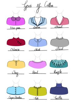 the types of collars for women in different colors