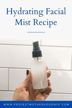 Homemade Face Mist Sprays, Facial Spray Diy, Face Recipes, Diy Face Mist, Hydrating Facial Mist, Face Mist Spray, Aloe On Face, Nontoxic Beauty, Diy Moisturizer