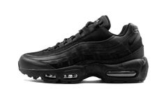 Air Max 95 Essential CI3705 001 Triple Black Shoes, Essential Shoes, All Black Everything, Stadium Goods, Cover Gray, Nike Air Max 95, Air Max 95, Cotton Bottoms, Triple Black