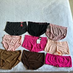 New Underwear Women Panties Large And Medium Size Briefs Pants Intimate Ladies. #4 Pink Stretch Brief Shorts, Pink Elastic Short Bottoms, Pink Stretch Bottoms For Loungewear, Loungewear Briefs With Elastic Waistband, Pink Stretch Brief Bottoms, Pink Stretch Seamless Bottoms, Seamless Long Pants For Loungewear, Pink Stretch Pajama Shorts With Elastic Waistband, Pink Stretch Seamless Sleepwear