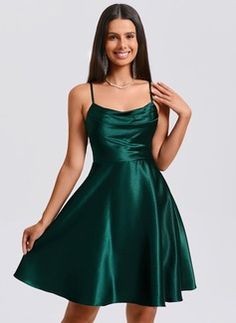 JJ's House Homecoming Dresses (306059) | JJ's House Teen Prom Dresses Short Green, Confirmation Dresses For Teens Green, Short Forest Green Dress, Dark Green Dama Dresses, Hoco Dresses 7th Grade, Jewel Tone Hoco Dress, Emerald Green Silk Dress Short, Black Satin Homecoming Dress, Emerald Green Homecoming Dresses Hoco