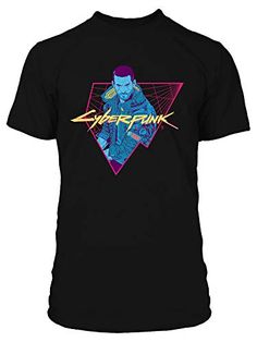 In Cyberpunk 2077, you play as V. In a world of cyber enhanced street warriors, tech-savvy netrunners and corporate life-hackers, stand out and become your own urban legend. This T-shirt is knitted from 100% combed ring-spun cotton; Features 30/1 stitching; Lightweight 4.3 ounce jersey. Comfortable tagless tee, short sleeves, crew neck. Machine wash in cold with like colors; tumble dry on low; do not bleach; iron low if needed, do not iron on graphic. Officially licensed by CD PROJEKT RED; desig Corporate Life, Life Hackers, Urban Legend, Man Games, T Shirt Image, Urban Legends, Tech Savvy, Cyberpunk 2077, In A World