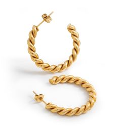 PRICES MAY VARY. Title: Altitude Boutique 18K Twisted Rope Hoop Earrings For Women | Gold Plated Tube Earrings | Lightweight, Hypoallergenic Chunky Gold Open Round Hoops. Product Type: Departments > Women > Jewelry > Earrings > Hoop Waterproof Earrings, Tube Earrings, Earrings Hoop, Hypoallergenic Earrings, Light Weight Earrings, Jewelry Earrings Hoops, Round Earrings, Gold Hoop, Gold Hoop Earrings