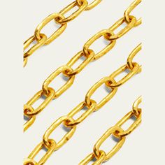 Gurhan gauge wire chain necklace Approx.  18"L 24-karat yellow gold&ZeroWidthSpace; Hammered finish Adjustable length Lobster clasp Wipe clean Imported Luxury Recycled Yellow Gold Necklaces, Luxury Gold Cable Chain Necklace, 22k Gold Link Chain Necklace, 22k Yellow Gold Link Chain Necklace, Gold Link Chain Necklace In 22k Gold, Formal 22k Gold Link Chain Necklace, 22k Gold Link Chain Necklace For Formal Occasions, 22k Gold Figaro Chain Necklace, Yellow Gold Chain