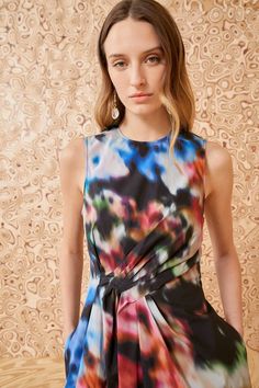 Davina Dress - Aura Nyc Boutiques, Heart Earring, Carved Heart, Abstract Floral Print, Cotton Midi Dress, Knit Sweatshirt, Event Dresses, Ulla Johnson, Swimwear Accessories