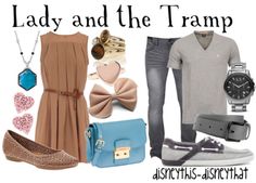 Lady and the Tramp couples outfit - just in time for Valentines Day! Timber Crafts, Disney Dapper Day, Disneybound Outfits, Disney Dress Up, Spaghetti Dinner, Disney Bounds, Everyday Cosplay