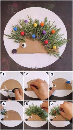 instructions to make a christmas tree decoration