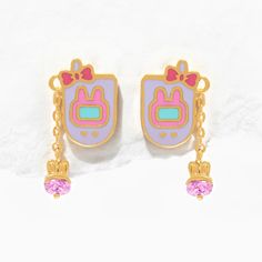 Flip Phone Earrings – Girls Crew Playful Pink Enamel Jewelry, Cute Enamel Drop Earrings Jewelry, Cute Enamel Drop Earrings, Cute Dangle Enamel Jewelry, Cute Dangle Enamel Earrings, Cute Enamel Dangle Jewelry, Cute Enamel Dangle Earrings, Cute Enamel Earrings, Phone Earrings