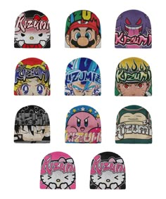 “YOUR FAVORITE ANIME SHOW” VOL. 1 BEANIES RELEASING SEPTEMBER 15TH @ 6PM CST. ALL BEANIES ARE VERY LIMITED AND WILL NOT BE RESTOCKED ONCE… | Instagram Mad Grillz Beanie, Beanie Anime, Beanie Ideas, Anime Beanie, Graphic Beanie, Cool Beanies, Anime Show