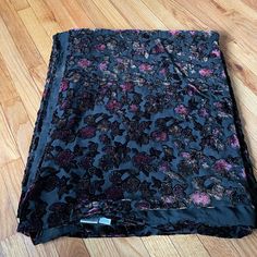 Newport News Easy Style Velvet Fabric Yard Lace Floral Print Sheer Embroidered Shiny Sewing Supplies Can Be Wear Like :Shawl Shrug Cover Cape Or Simple Use For Make A Clothes Sz: W 45 X L 218” Approx Black Pink Red Multicolored Rave Goth Costume Halloween Handcrafts Diy Quilt Supplies Sarees Kurtas Scarf Wrap Upholstery Home O7tkc22052208 All Sales Are Final Goth Costume Halloween, Goth Quilt, Goth Fabric, Quilt Supplies, Goth Costume, Easy Style, Newport News, Diy Quilt, Costume Halloween