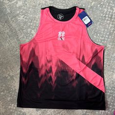 Men's Asics Top Impact Singlet :: You Don't Have To Be An Elite Runner To Appreciate The Innovation And High Tech Design In This New Top Impact Singlet. Laser Cut Ventilation And Ergonomically Designed Construction Make This The Ideal Race Day Companion. Pink Summer Sportswear Tops, Pink Sleeveless Top For Streetwear, Pink Sportswear Tops For Running, Pink Moisture-wicking T-shirt For Summer, Pink Crew Neck Training Top, Pink Crew Neck Top For Training, Pink Sleeveless T-shirt With Graphic Print, Pink Graphic Print Sportswear Tops, Pink Moisture-wicking Training Top