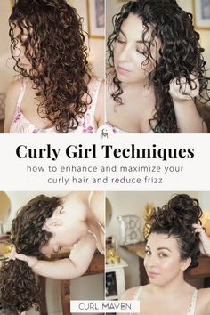 Understanding all the curly girl techniques to enhance and maximize your curls. Whether you're just getting started or continuing on your curly girl journey, feel more confident and know your plop from your pineapple. Pineapple Curly Hair, Spikes Hair, Aveda Be Curly, Spiked Hair, Feel More Confident