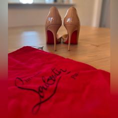 Worn Once On Wedding Day, In Very Good Condition! Size: Eu 38 * Have The Box, Will Add Photos To Show * Louboutin Kate, Christian Louboutin Kate, Louboutin Shoes, Christian Louboutin Shoes, Shoes Women Heels, Patent Leather, Christian Louboutin, Shoes Heels, Wedding Day