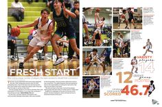 an article about fresh start basketball is featured in this magazine