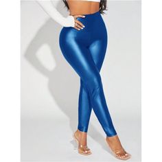 -Item Id 26946542 -Style: Party -Color: Blue -Pattern Type: Plain -Length: Cropped -Temperature: Spring/Fall (18-25/63-77) -Coating: 100% Polyurethane -Material: Pu Leather -Care Instructions: Machine Wash, Do Not Dry Clean -Body: Unlined **Open To Offers!!!** **Bundle To Save More** **30% Off Bundles Of 2 Or More Items!!** ***Orders Go Out Within 5-10 Business Days!! Thank You For Your Patience!! Multiple Sizes And Colors Available In Most Styles Don't See Your Size Or Color Listed, Just Ask. Trendy High Waist Leggings For Party, Chic Blue Party Pants, Fitted Club Leggings For Spring, High Waist Leggings For Summer Parties, Casual High-waist Party Leggings, Blue Non-stretch Party Bottoms, Casual High Waist Party Leggings, Casual Summer Party Leggings, Casual Party Leggings For Summer