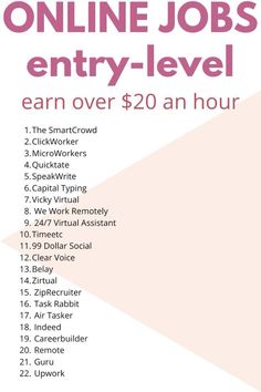 Extra Money Jobs, Typing Jobs From Home, Earn Extra Money Online, Work From Home Careers, Entry Level Jobs, Work From Home Companies, Typing Jobs, Jobs From Home, Legit Work From Home