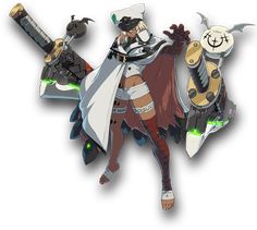 RAMLETHAL | CHARACTER | Guilty Gear -Strive- | ARC SYSTEM WORKS Ramlethal Valentine, Two Swords, Japanese Colors, Bleach Fanart, Star Wars Rpg