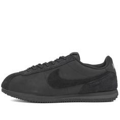 2023 Cortez Premium Great Outdoors Half Size To Small For Me Best For 7.5 I Think Never Worn - In Box - Nwt Casual Matte Black Sneakers For Streetwear, Casual Matte Black Streetwear Sneakers, Classic Black Custom Sneakers With Studded Outsoles, Black Suede Sneakers With Cushioned Footbed, Casual Black Suede Custom Sneakers, Nike Black Leather Sneakers, Nike Blazer Women, Neon Running Shoes, Black Air Force 1